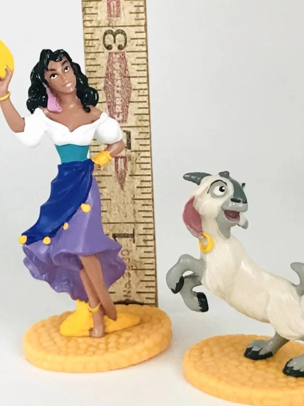 2 Decopac Esmeralda & Djali Cake Toppers Disney Characters Animation NOS